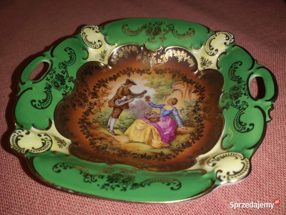 Patera Ze scenką antyczną Mitterteich Porcelana i szkło Gdańsk