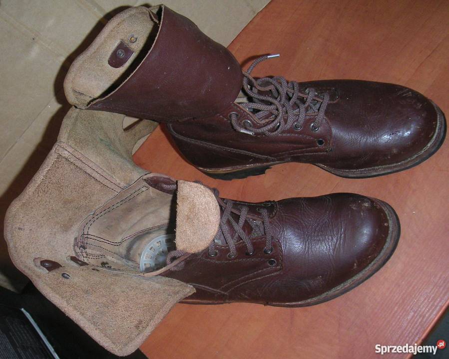 Buty wojskowe opinacze lwp z prl 28 12 skóra Augustów