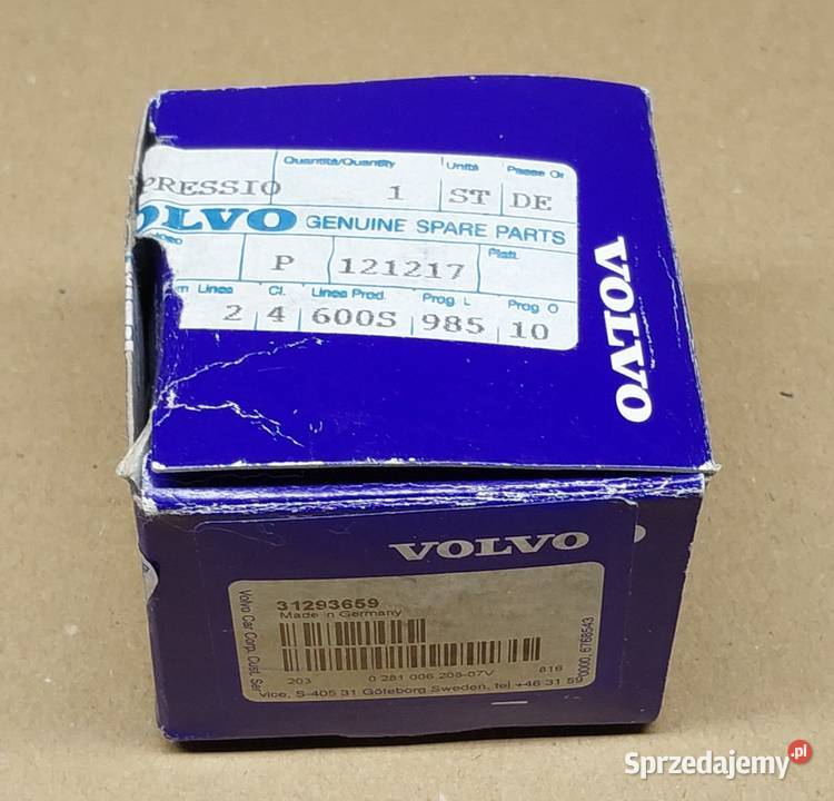 CZUJNIK CIŚNIENIA SPALIN VOLVO SILNIK D3 D4 D5 Mielęcin