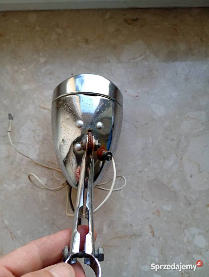 Stara lampa przednia do rowerów świętokrzyskie
