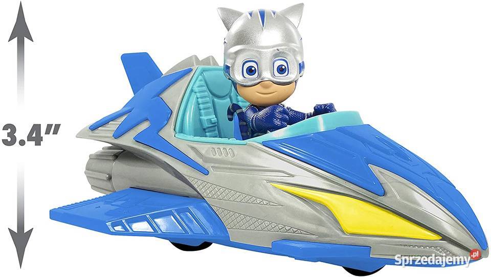 Pidżamersi Kotboy Pojazd Rakieta Cat Car Figurki