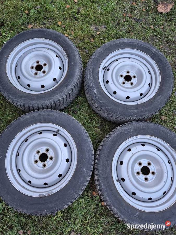 4 sztuki stalowych koł z oponami Pabianice