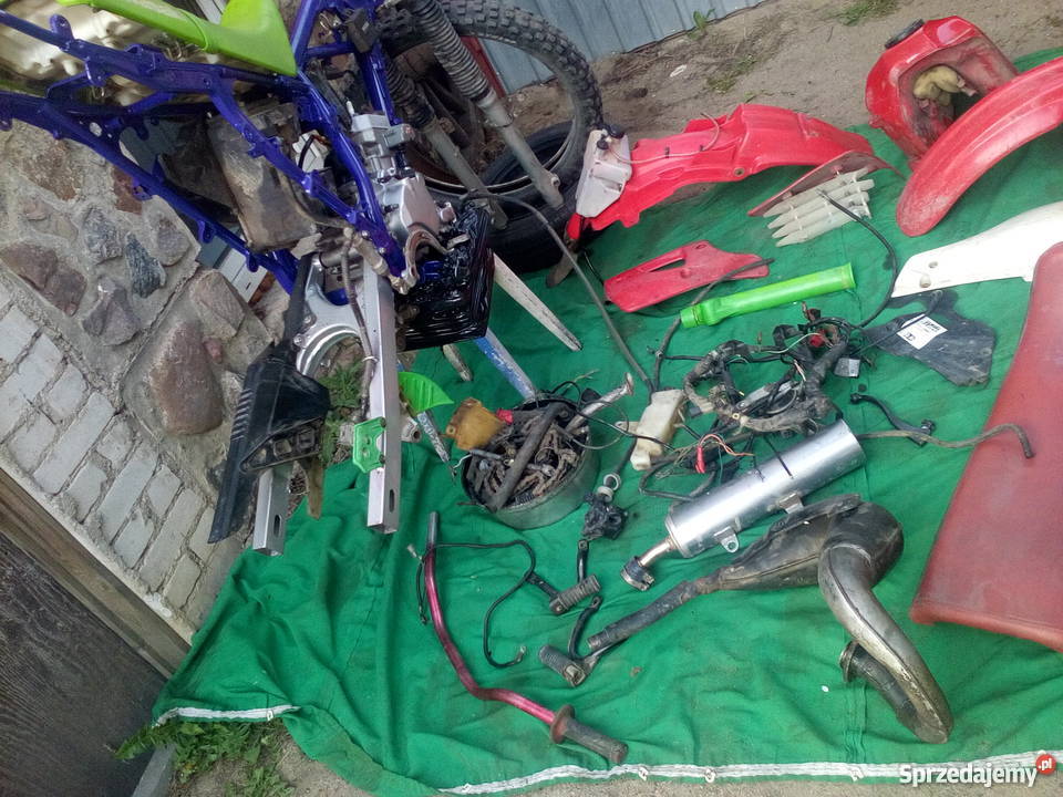 Kawasaki KMX 125 części silnik rama felgi gażnik
