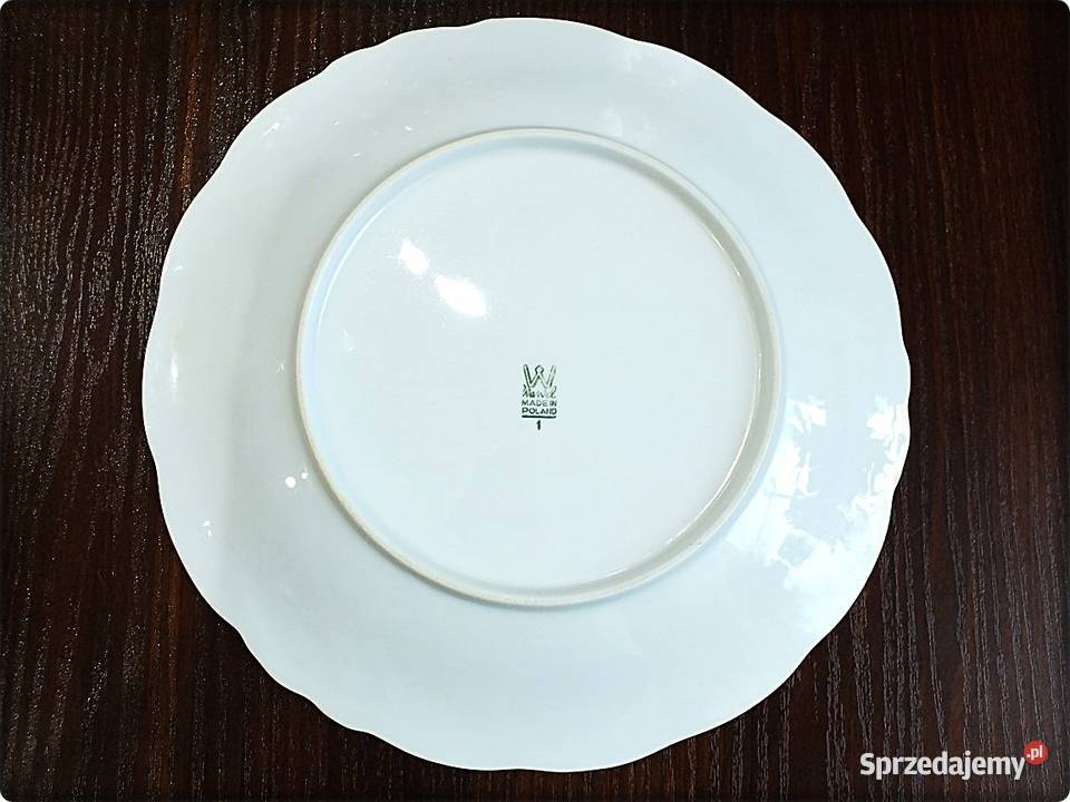 Talerz Porcelana Wawel 24 Biały Talerz z Żary