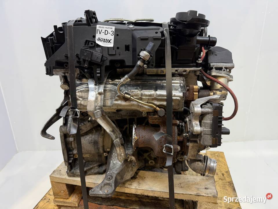 SILNIK N47D20C BMW F20 F21 E90 E91 E92 F30 F31 osobowe Chełm sprzedam