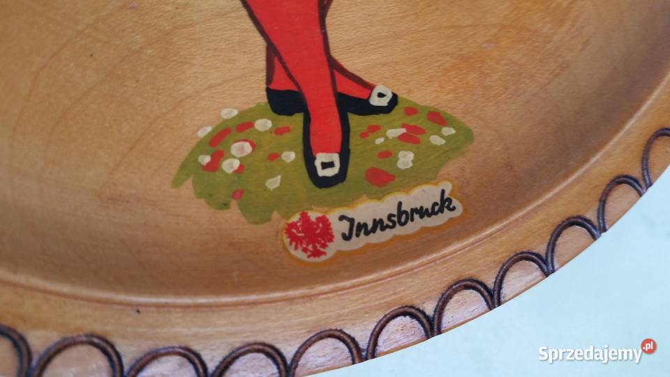 Drewniany talerzyk z Innsbrucku Puławy