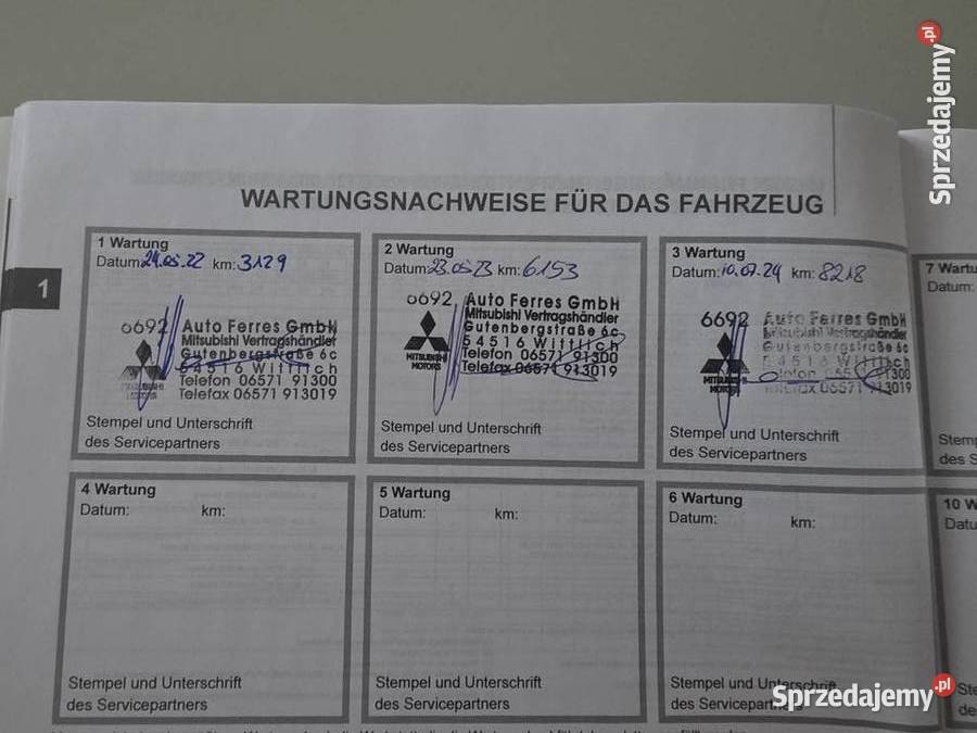 Mitsubishi Space Star 2021 8360 przebiegu Rok produkcji 2021