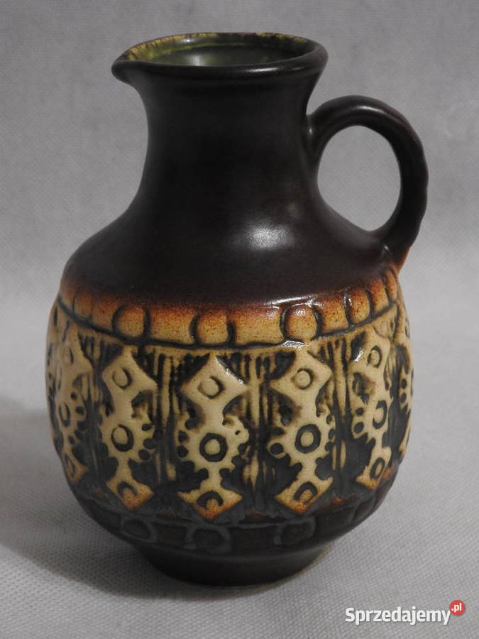 Piękny ceramiczny wazonik niemiecki sygnowany Inowrocław sprzedam