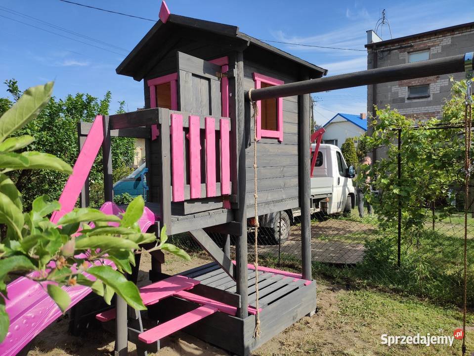 Plac zabaw huśtawka ślizg piaskownica Warszawa
