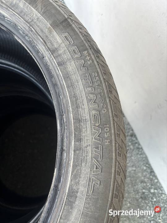 Opony wielosezonowe continental 255 45 r20 Samochodowe dolnośląskie sprzedam