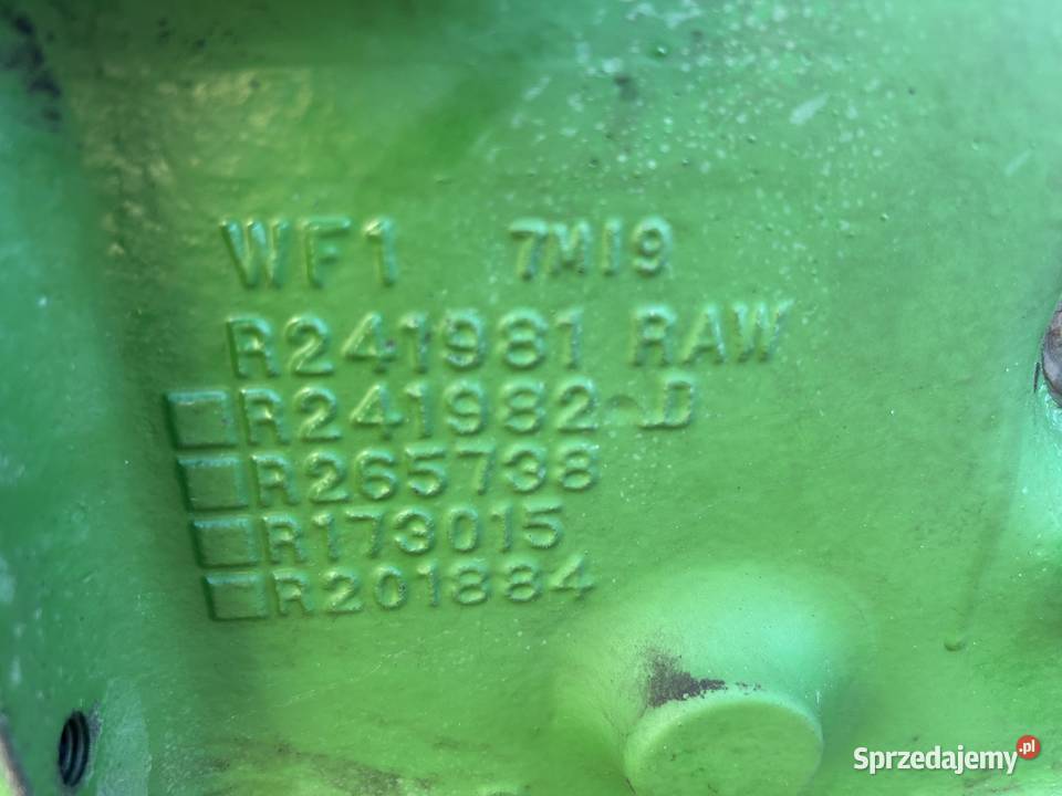 OBUDOWA TYLNEGO MOSTU KORPUS PRZEKŁADNI DEUTZ Kielce sprzedam