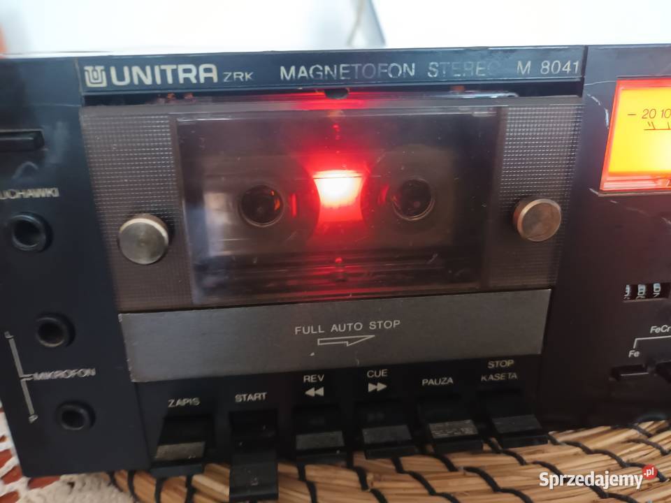 Unitra M 8041 Magnetofon Kasetowy Tychy