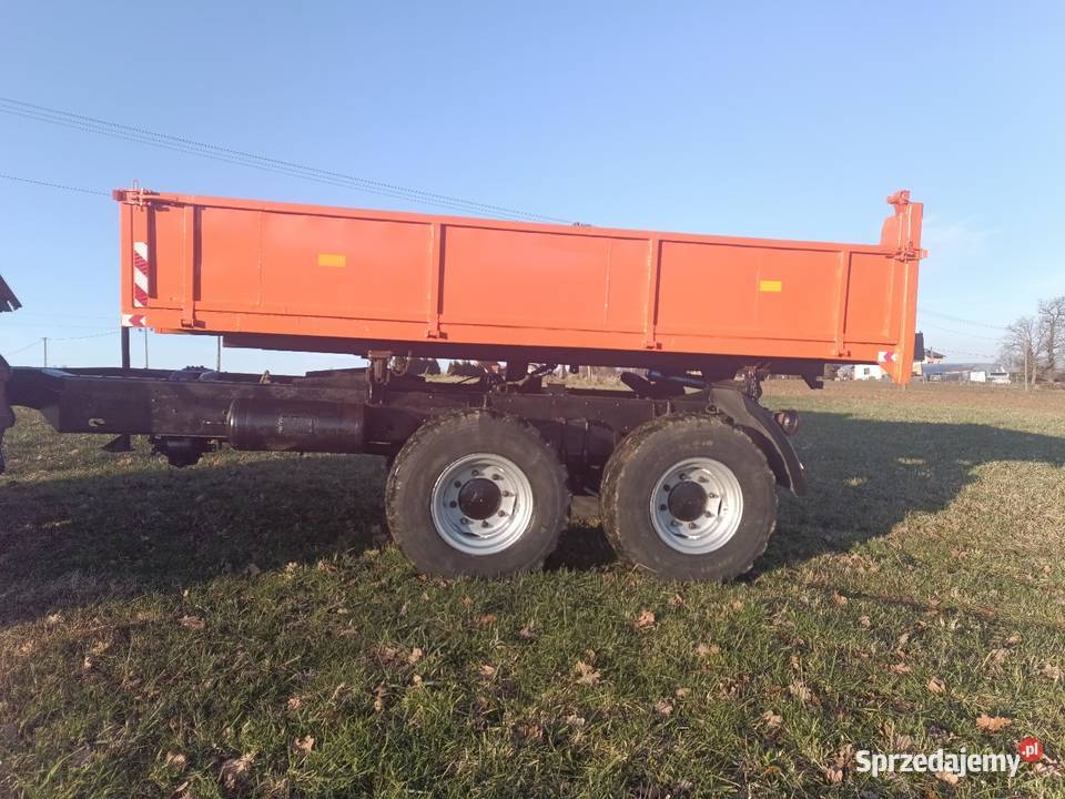 Przyczepą wywrotka 3 strony tandem 4x4 jedyna Iłownica