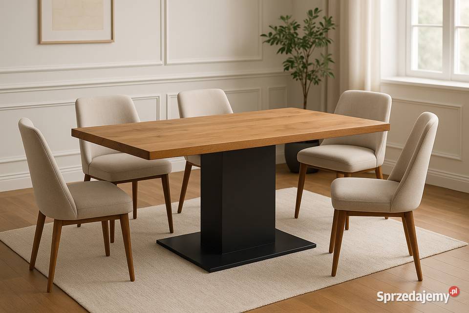 Stół Dębowy LOFT 100 Lite Drewno Różne Wymiary Katowice