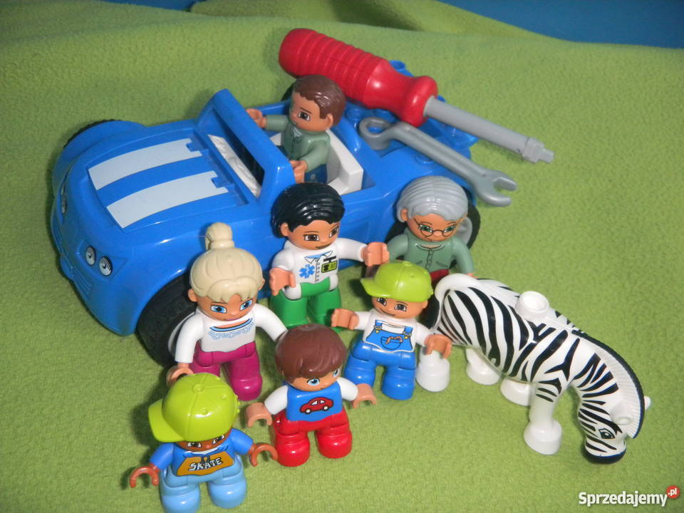 Lego Duplo Mechanik samochód narzędzia i figurki 12m+ Łódź