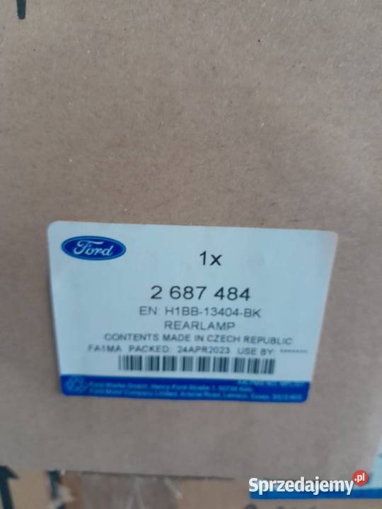 LAMPA TYŁ FORD FIESTA PRAWA 2687484 H1BB13404BK Radom