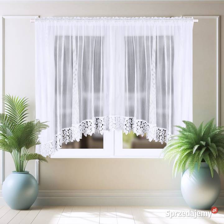 Firana w łuk Firany Gotowe Firanki do pokoju
