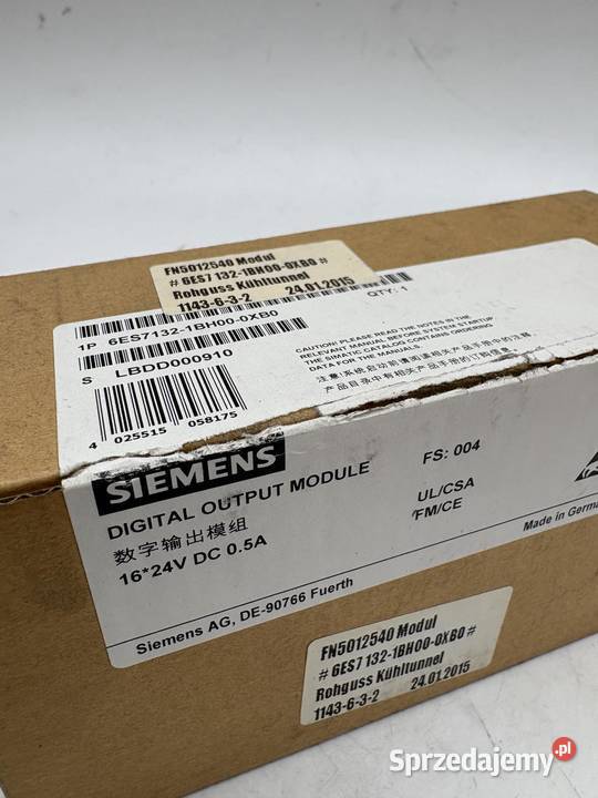 Siemens 6ES7 1321BH000XB0 DO Module mazowieckie Warszawa