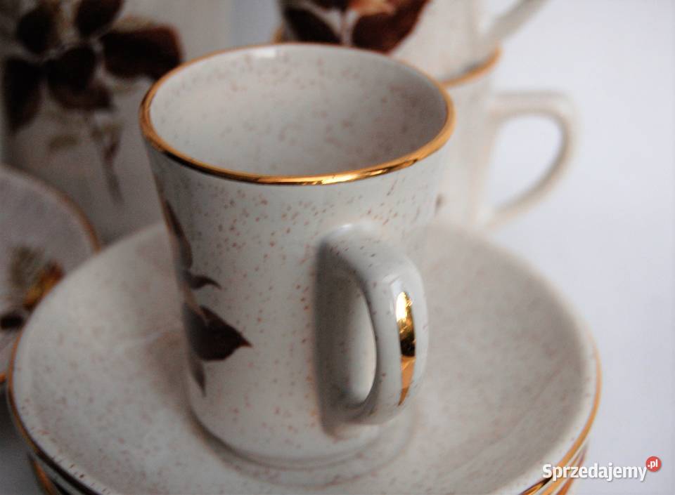 Kernewek Cornwall ceramika róża herbaciana beżowy Lublin