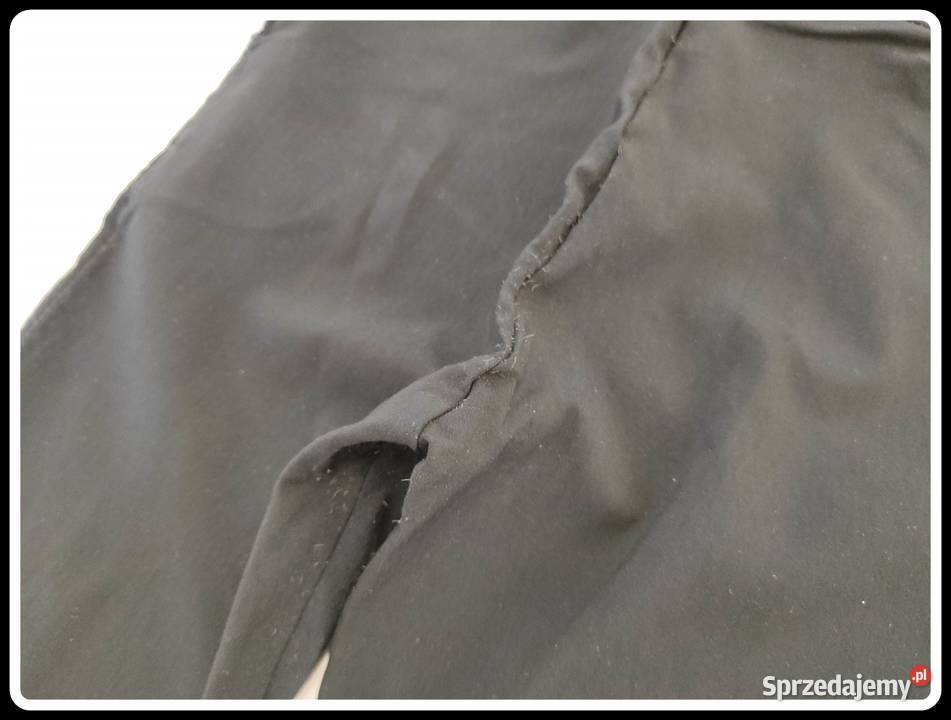 Czarne spodnie legginsy na gumce elastyczne 40 L czarny sprzedam