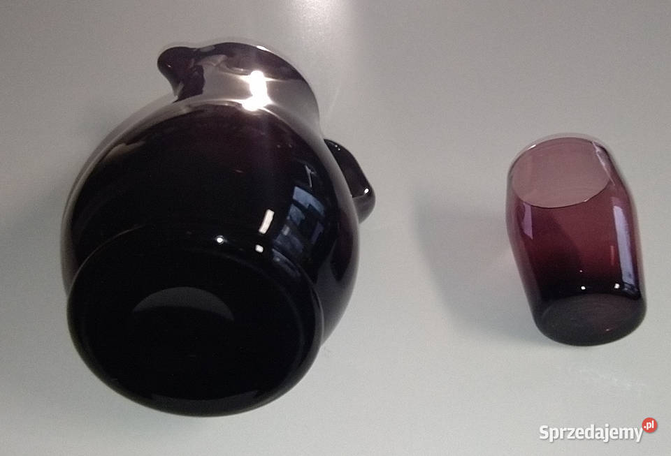 dzbanek w kolorze bakłażanowo fioletowym Warszawa