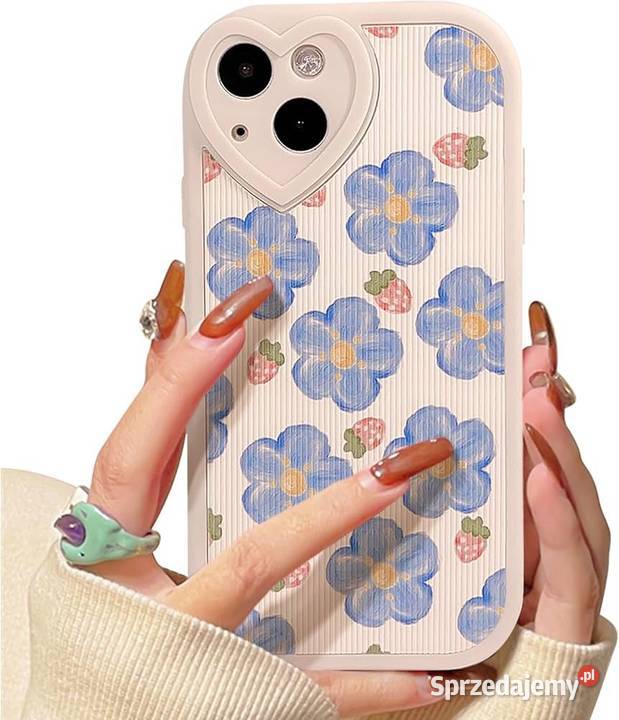 NITITOP Case etui iPhone 14 Śliczny Kwiatowy dolnośląskie Kuklice sprzedam