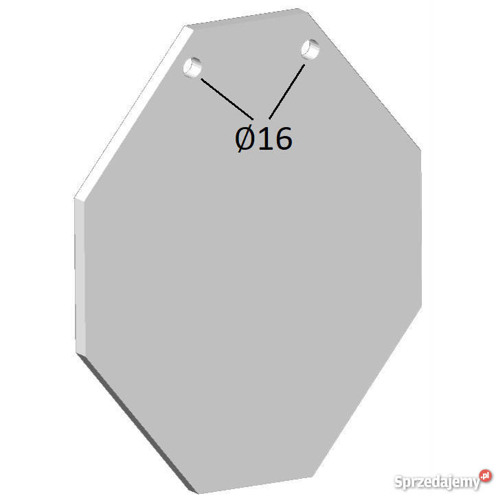 Tarcza strzelecka Hardox 550 gr10mm mikro IPSC Marciszów