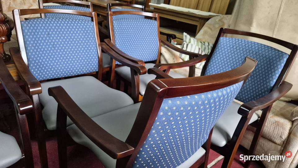 Krzesło VINTAGE z podłokietnikami solidne Sypniewo