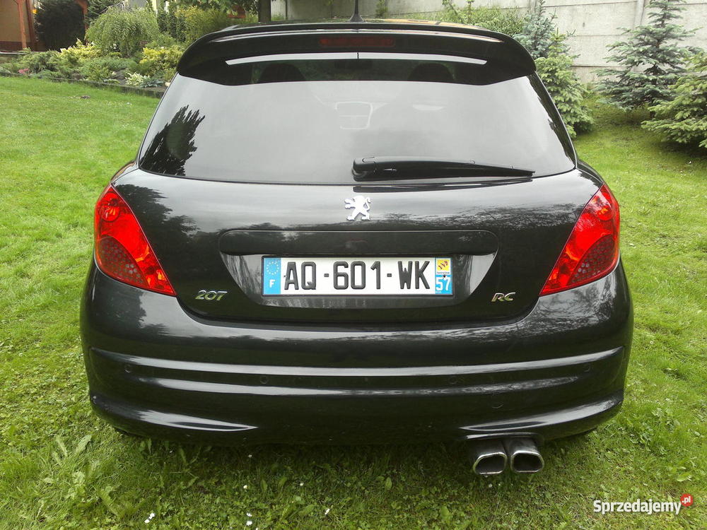 Peugeot 207 RC GTI najmocniejszy skóra klimatron komputer pokładowy Nysa