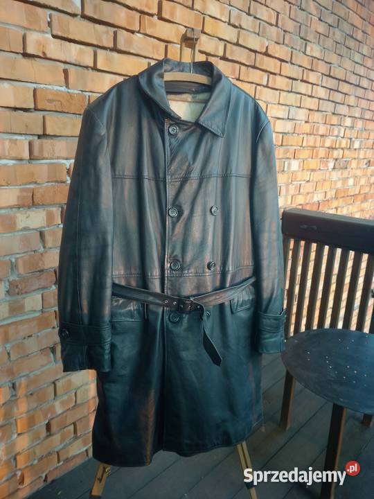 Milicyjny oryginalny płaszcz z PRL Jarosław