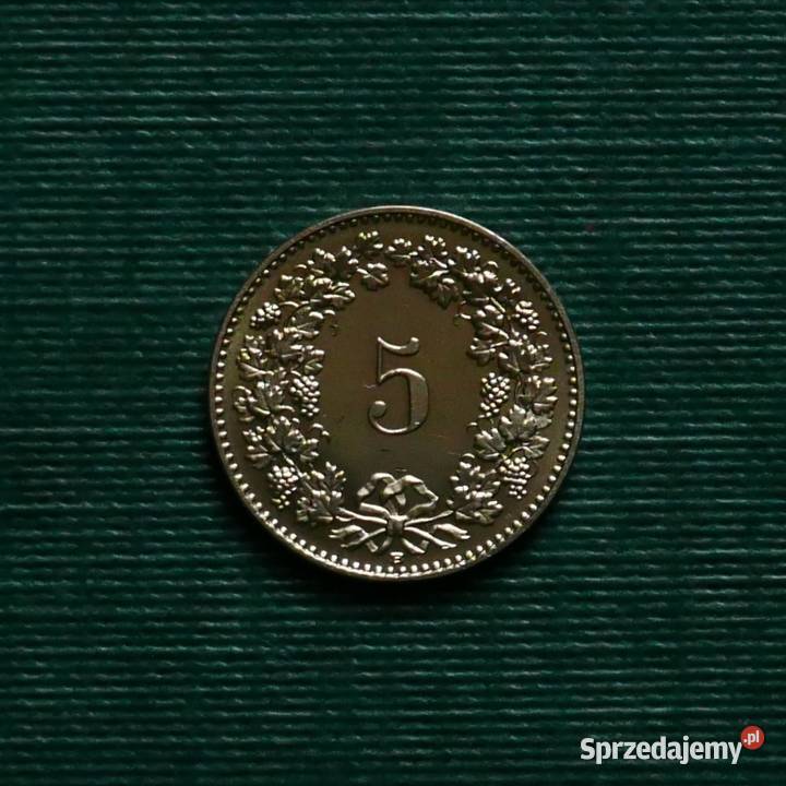 SZWAJCARIA 5 rappenów 2017r Gliwice