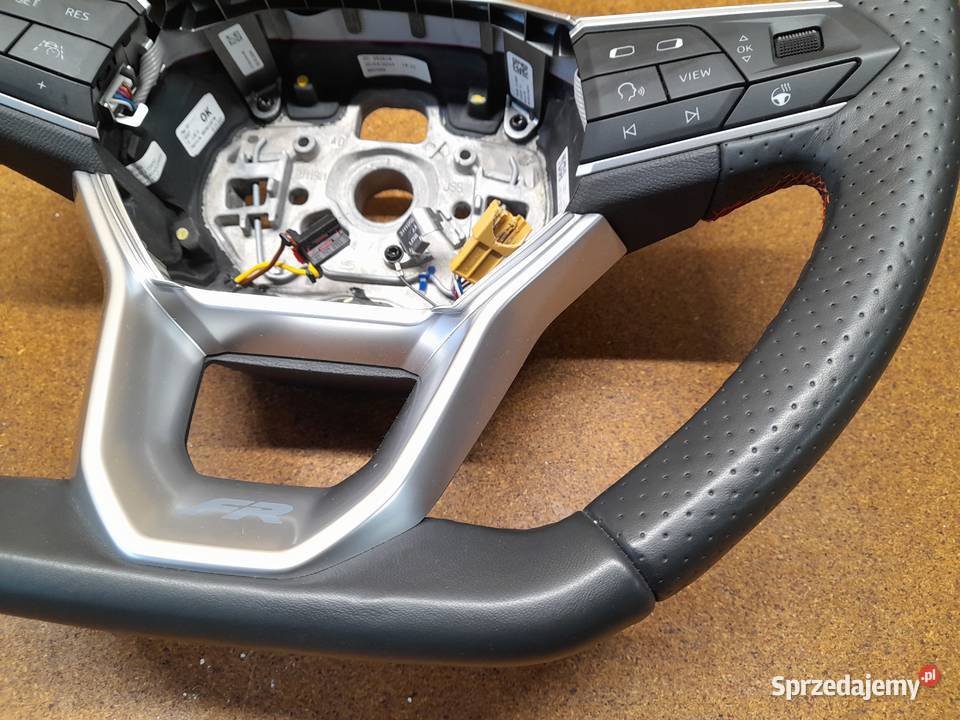 SEAT LEON IV IBIZA KIEROWNICA MULTIFUNKCJA SKÓRA Goleniów