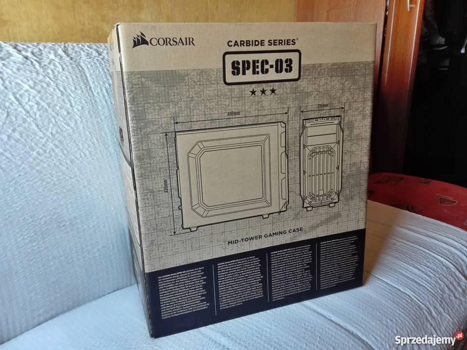 Obudowa Komputera Corsair CARBIDE SERIES SPEC03 Obudowy i zasilanie Sosnowiec