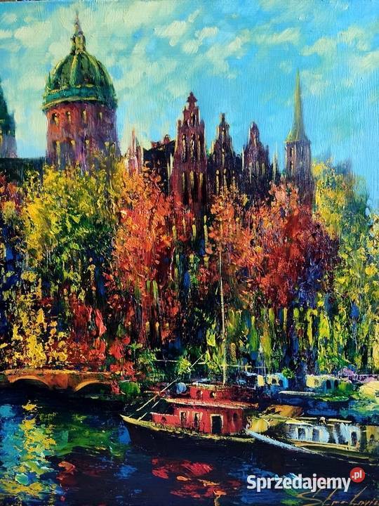 STRATOVICH W obraz olejny na płótnie AMSTERDAM Supraśl