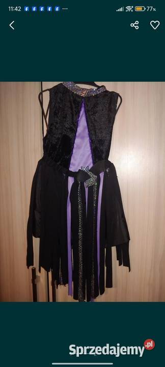 Stroj karnawalowy Nietoperz 146 Rozmiar 146 Lublin