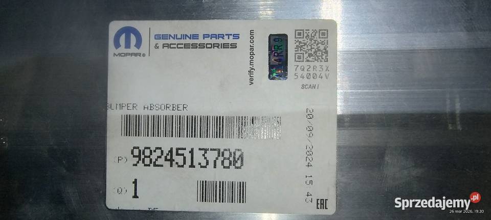 Belka przednia zderzaka Peugeot 3008 568 Wyszków