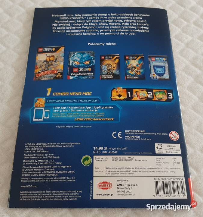 Lego Nexo Knights Cyfrowe starcie Ameet 2018 Czeladź