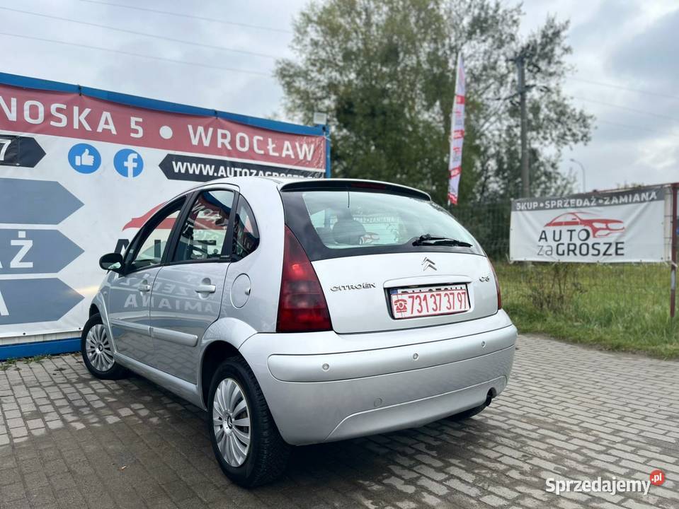 Citroen C3 14 HDIExclusive5 drzwiCzujniki Wrocław