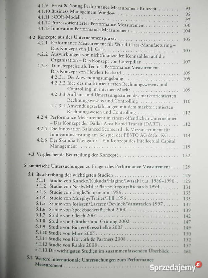 Performance MeasurementRonald Gleich Rok wydania 2011 sprzedam