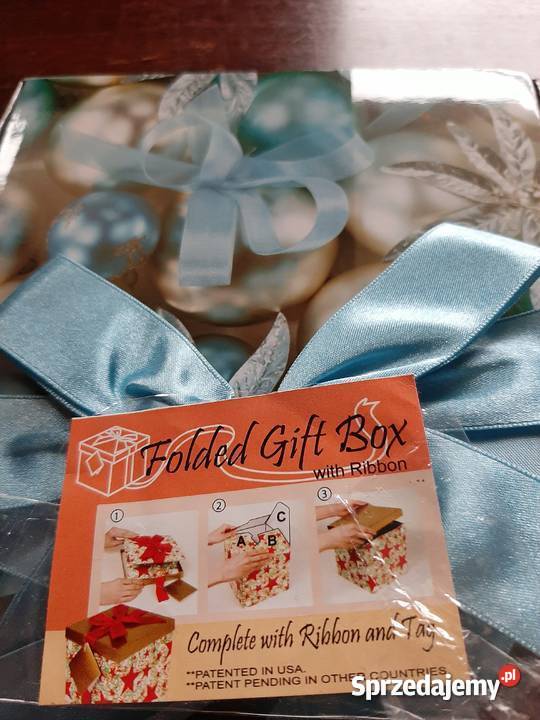 Oryginalne do złożenia zenia pudełko na święta Warszawa