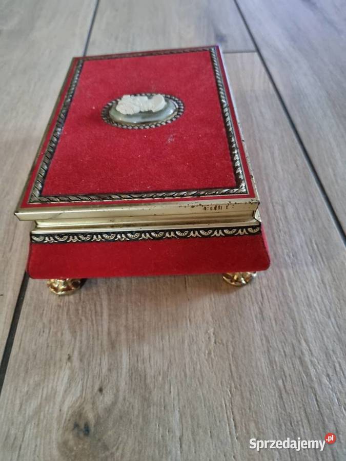 Szkatułka pudełko metalowe Angielskie Wola Podłężna