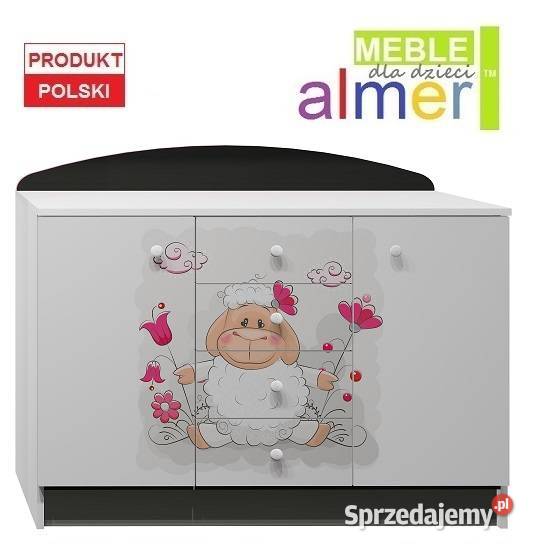OWIECZKA 19 N12 komoda dziecięca 120x47 w95 Meble Wejherowo