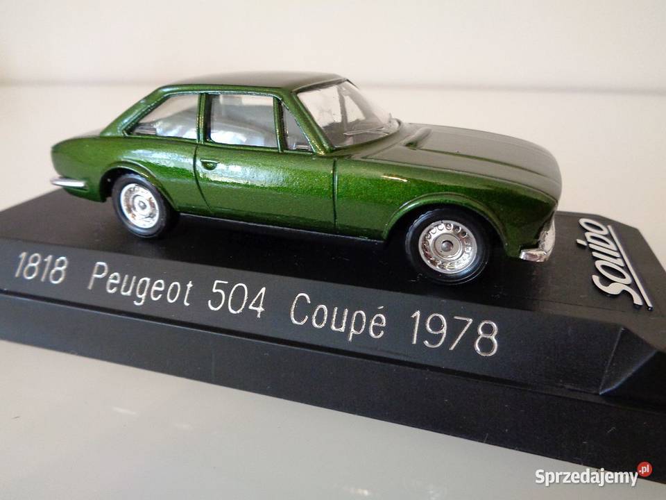 Sprzedam model PEUGEOT 504 COUPE 1978 Modelarstwo