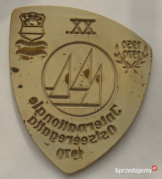 Plakietka XX Międzynarodowe Regaty Morza śląskie Dąbrowa Górnicza