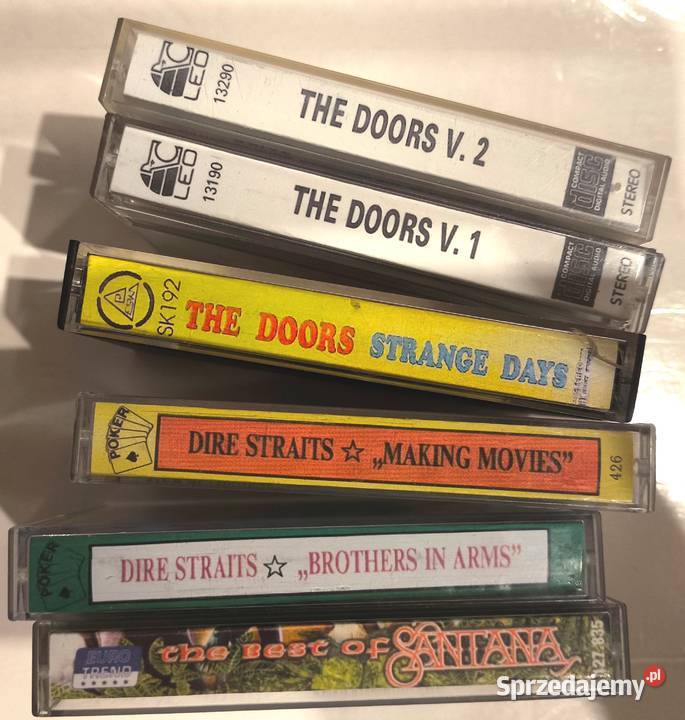 Kasety magnetofonowe rock zestaw Grybów