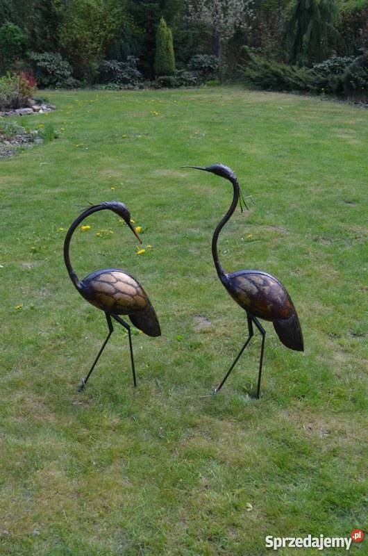 Ptak metalowe do ogrodu ptaki rzeźba ogrodowa Lębork