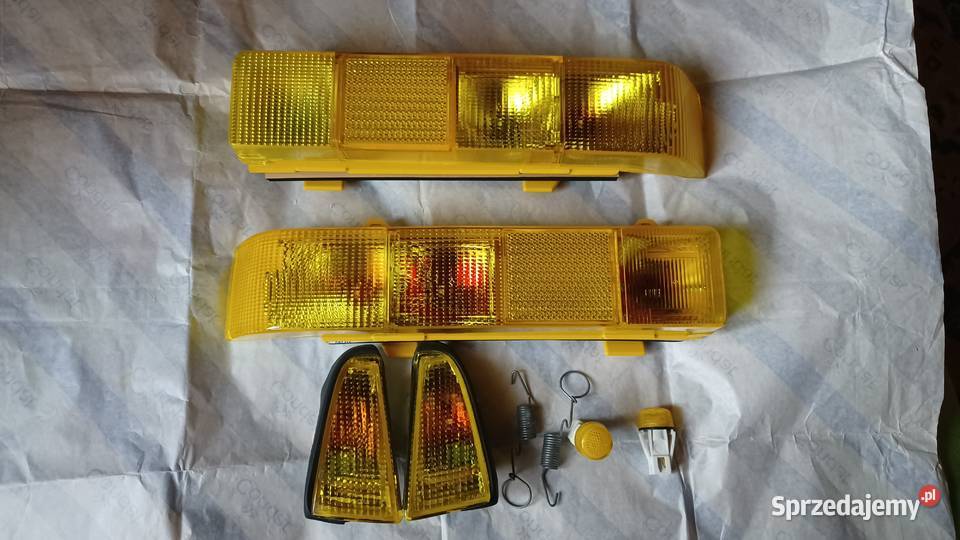 Żółte lampy Cinquecento Sporting Komplet Krosno