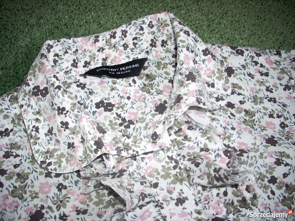 DOROTHY PERKINS kwiatki koszula ŻABOT j nowa S z żabotem Nowy Sącz