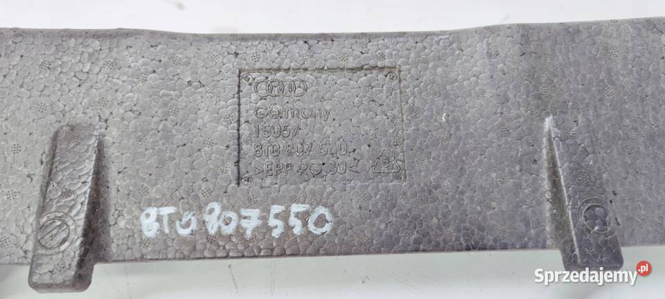 ABSORBER ZDERZAKA PRZÓD AUDI A5 8T 8T0807550 osobowe śląskie Przystajń