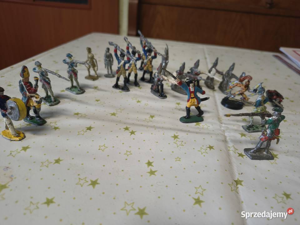 Stare figurki żołnierzy metalowe ręcznie łódzkie